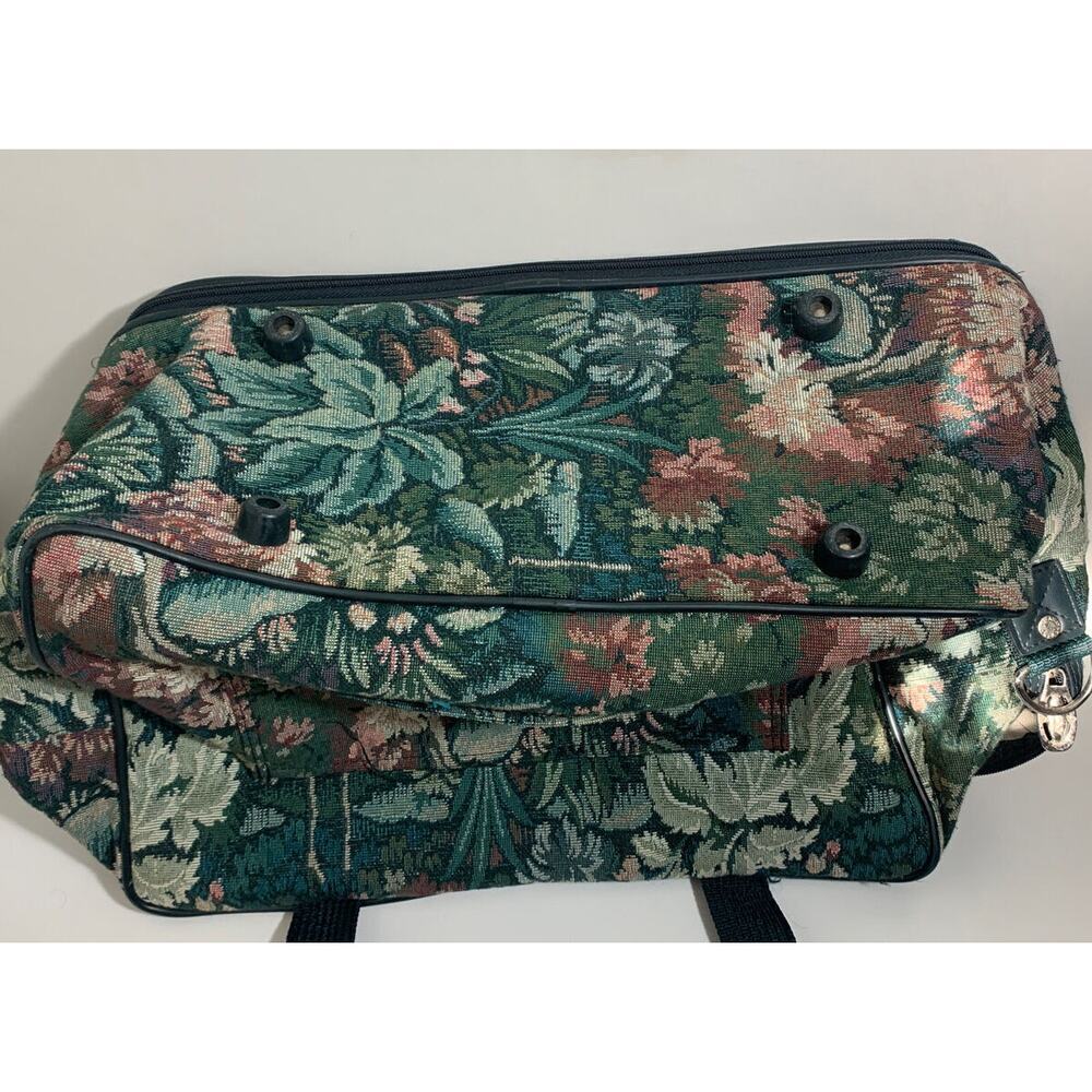 Vintage Atlantic Brand Travel bag Large 12 in x 20 - Picture 5 of 11